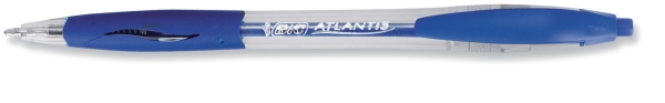 Bic Atlantis intrekbare balpen medium blauw