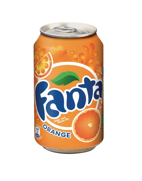 Fanta Orange boisson non-alcoolisé cannette 33 cl - paquet de 24