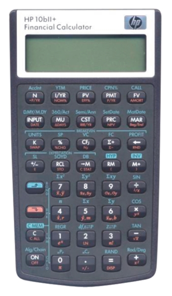 HP 10BII+ calculatrice financière - 12 chiffres