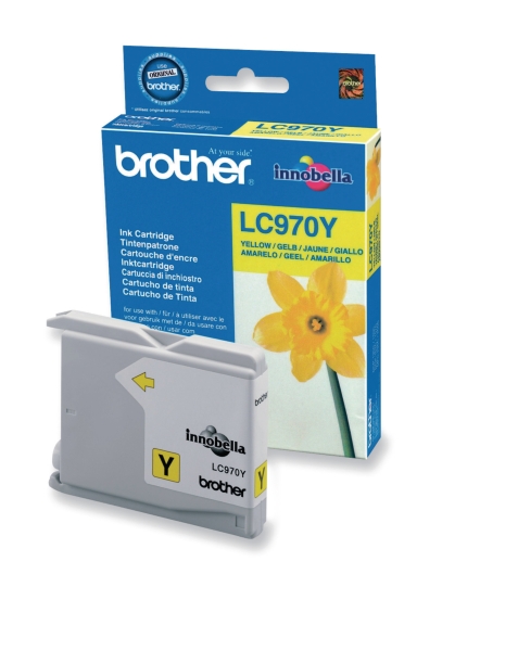 Brother LC-970Y cartouche jet d'encre jaune [300 pages]