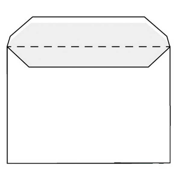 FSC enveloppen 162x229mm gomsluiting 80g - doos van 500