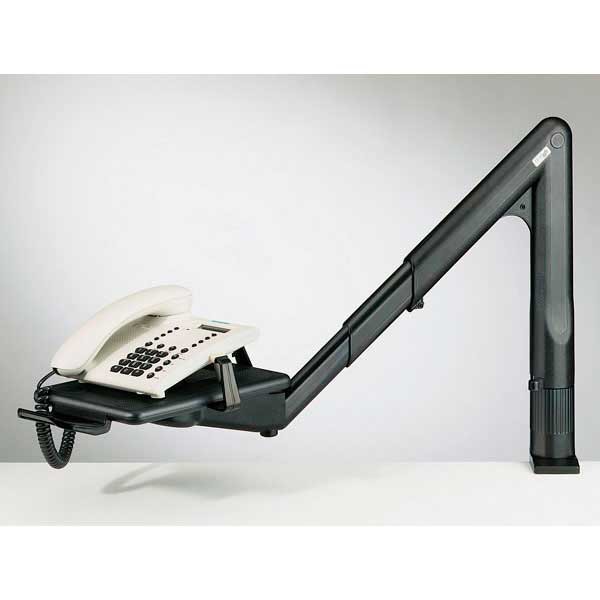 Exacompta telescopic telephone arm black