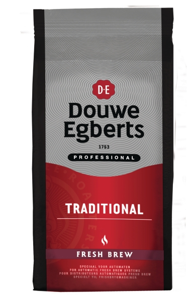 Douwe Egberts koffie Fresh Brew Traditional Rood - pak van 1000g