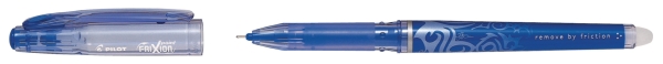 Pilot Frixion roller rétractable avec pointe aiguille 0,5mm bleu