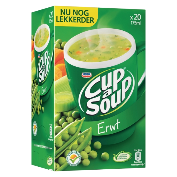 Cup-a-soup sachets soupe pois - boîte de 21