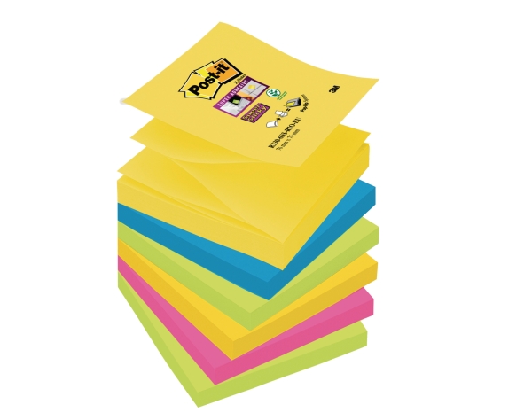 Post-it R330-6SS Super Sticky Z-Notes 76x76 mm Rio colours - pack of 6