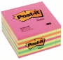 Post-it Notes kubus 76x76mm 450 vellen neon roze