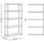 Rangeco muscular shelving starter unit 70cm depth