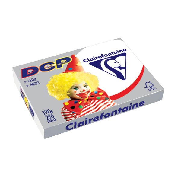 Clairefontaine DCP papier blanc imprimante laser couleur A3 190g - ram.250 flls