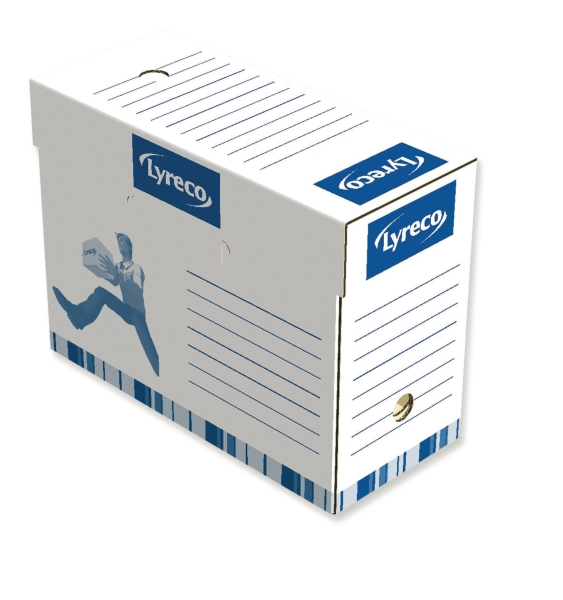 Lyreco solid archive box 26x34x spine 10cm