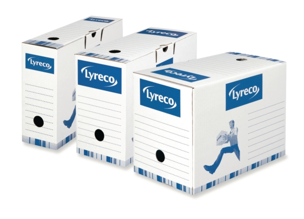 Lyreco archive box  26x34x spine 10cm