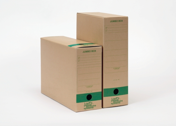 Loeff's Jumbobox archive boxes folio cardboard 900g 25,5x37x11,5cm - pack 25