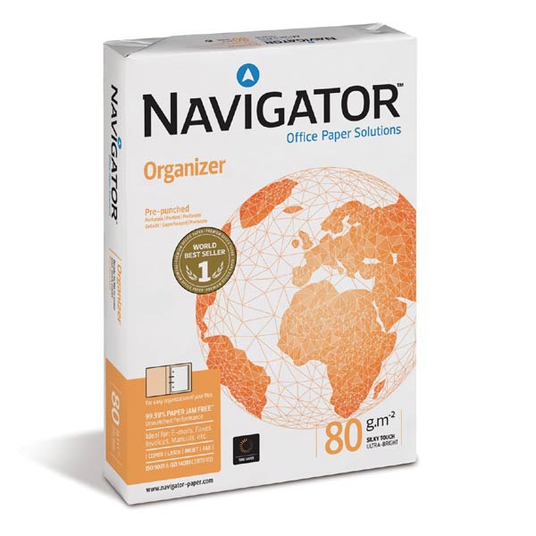 Navigator Universal premium paper A4 80g 4 hole punched - pack of 500 sheets