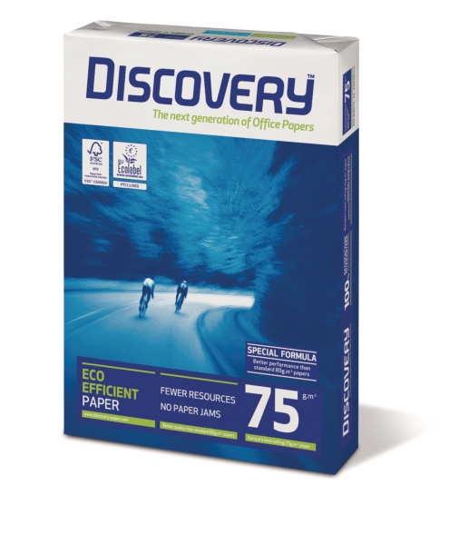 Discovery ecological white paper A4 75g - 1 box = 5 reams of 500 sheets