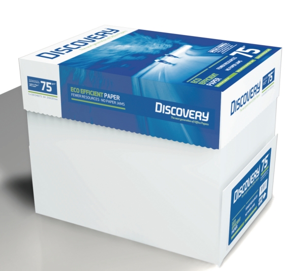 Discovery ecological white paper A4 75g - 1 box = 5 reams of 500 sheets