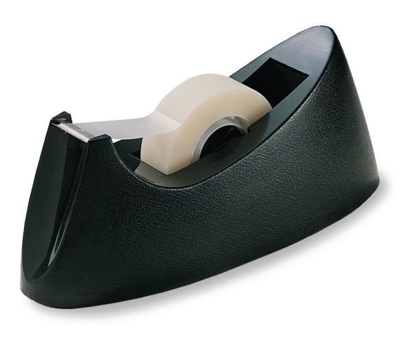 Lyreco office tape dispenser 19mmx33 m black