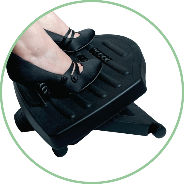 Fellowes Super Soother footrest black