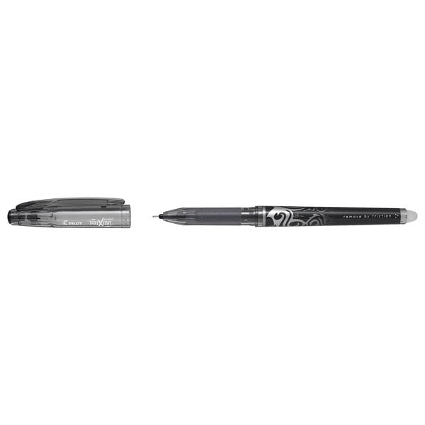 Pilot Frixion roller rétractable avec pointe aiguille 0,5mm noir