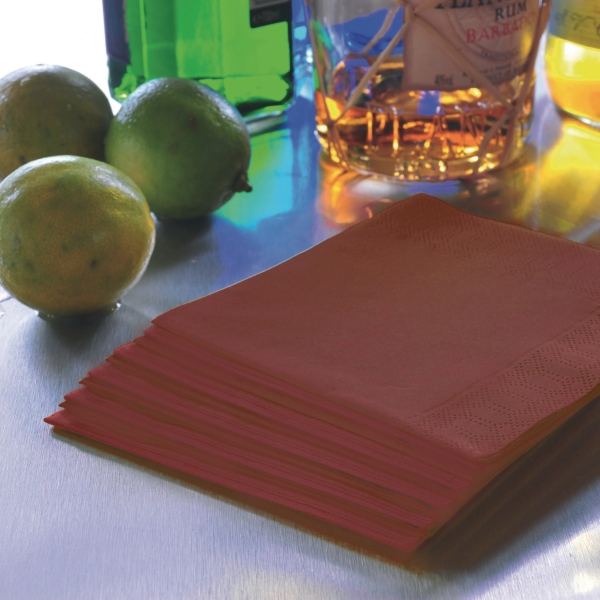 Duni non-woven napkins bordeaux - pack of 60