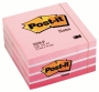 Post-it Notes cube 76x76 mm 450 pages light pink