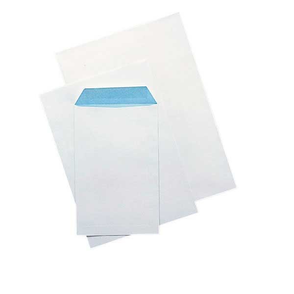 Bags 229x324mm gummed 120g extra white - box of 250