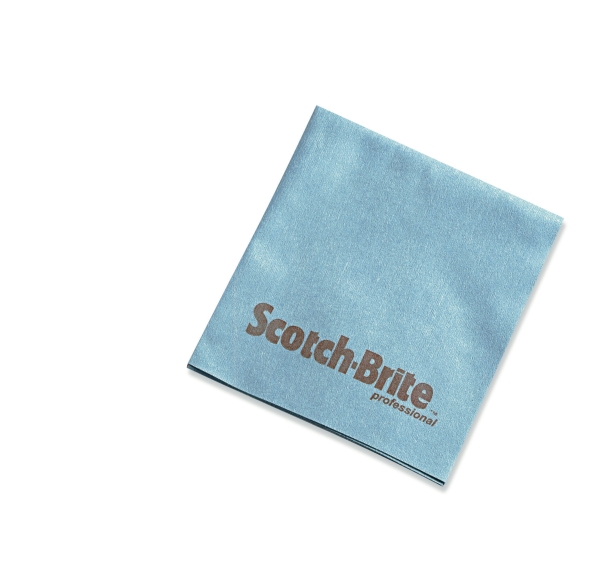 3M Scotch-Brite poetsdoek uit microvezels blauw - pak van 10