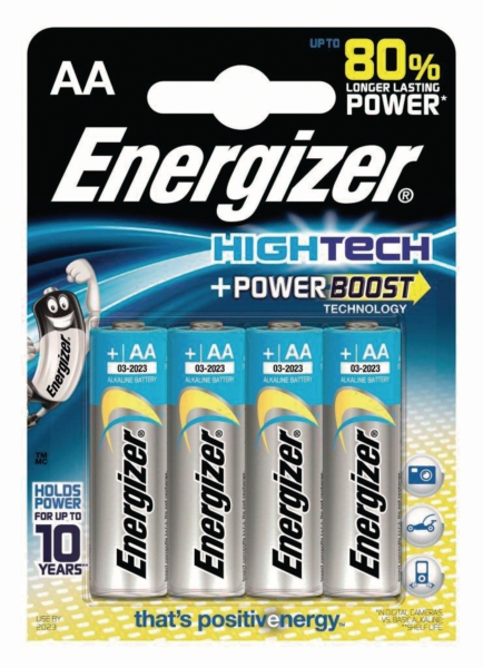 Energizer LR6/AA HighTech batteries for high energy concumers - pack of 4