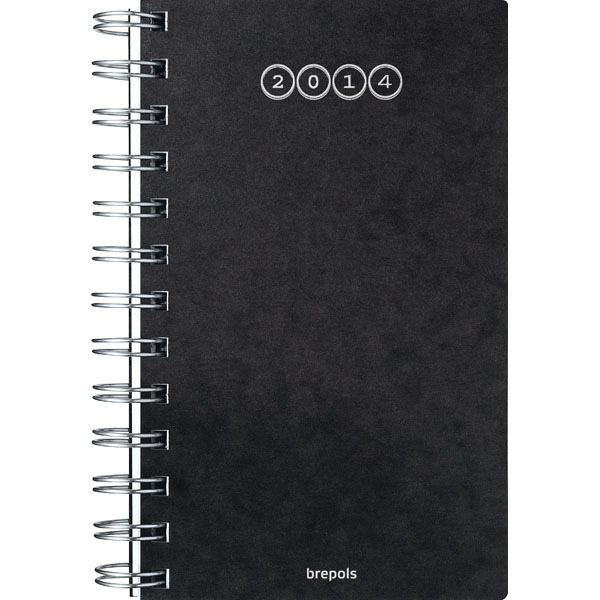 Brepols Breform 516 pocketagenda met polypro omslag zwart