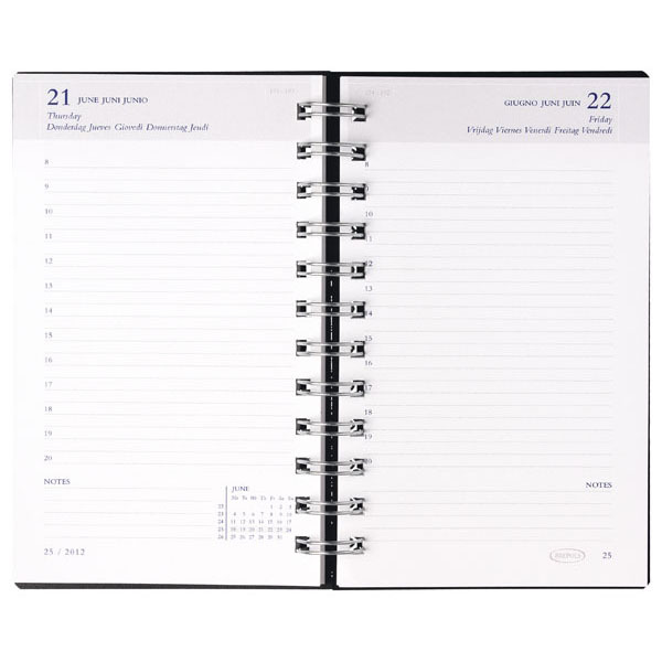 Brepols Breform 516 pocketagenda met polypro omslag zwart