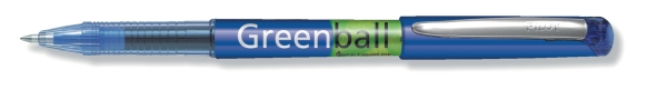 Pilot BeGreen V-Ball roller met metalen punt 0,7mm blauw