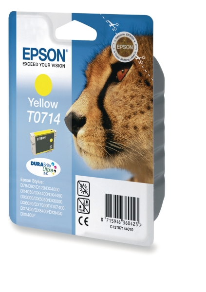 Epson T071440 ink cartridge yellow [5,5ml]