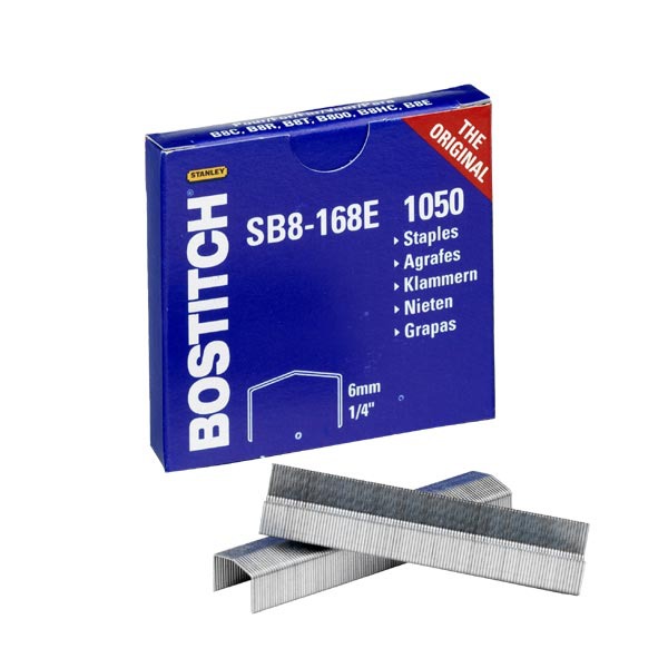 Bostitch nietjes SB8 gegalvaniseerd 30 vel - doos van 1050