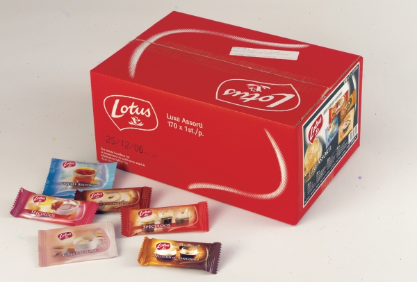 Lotus luxe koekjes assortiment - snoepgoed - doos van 180