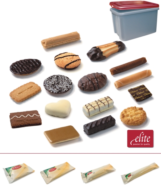 Delacre Elite biscuits assortment - box of 345