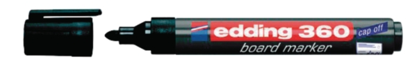 Edding 360 non-permanent marker bullet tip black