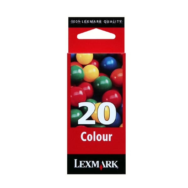 Lexmark 15MX120E inktcartridge nr.20 kleur high capacity [450 pagina's]