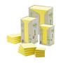 Post-it 653YRT recycled notes 38x51 mm light yellow - pack of 24