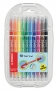 Stabilo Trio 2in1 fineliners / stiften assorti kleuren - pak van 10