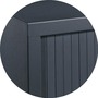 Ariv cupboard 4 shelves 120x198x43 cm anthracite