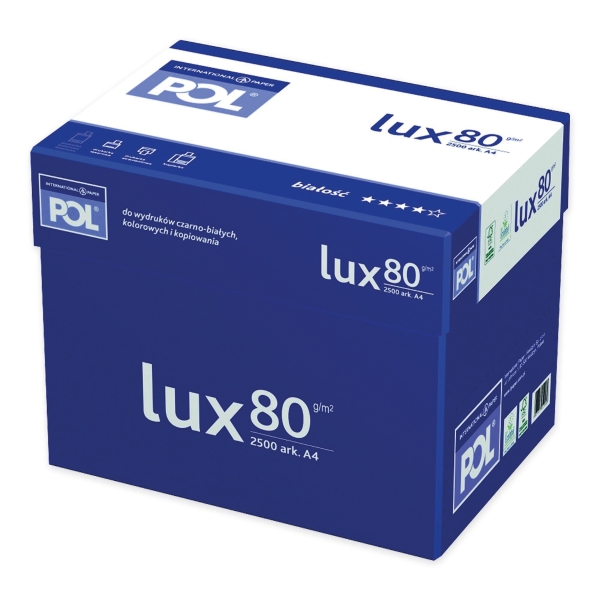 Papier POL Lux z 4 dziurkami A4, 80 g/m², ratatata