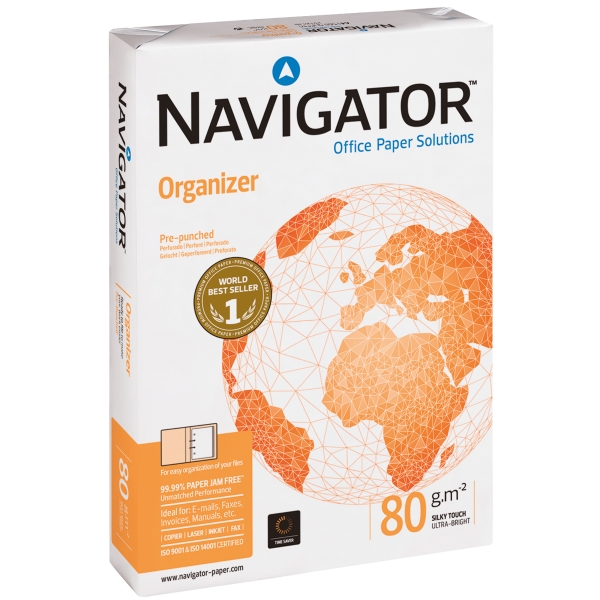 Navigator Organiser A4 4 Hole Punched - Ream Of 500 Sheets