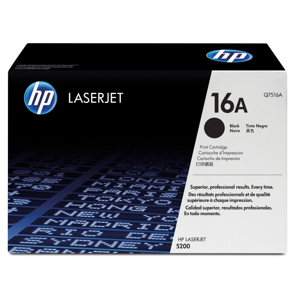 Hewlett Packard Q7516A Laser Cartridge Black