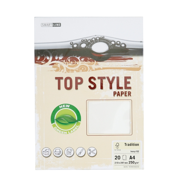 PK20 TOP STYLE TRADITION PAP 250G IVRY