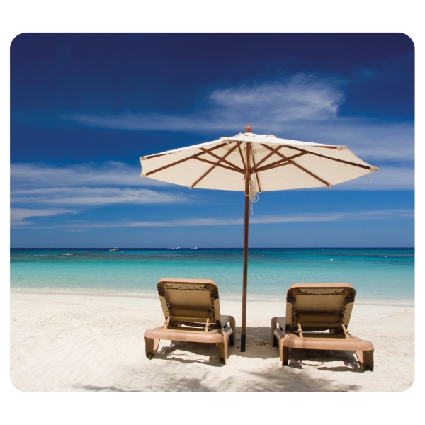 Fellowes Earth Series Mouse Pad - Beach Design