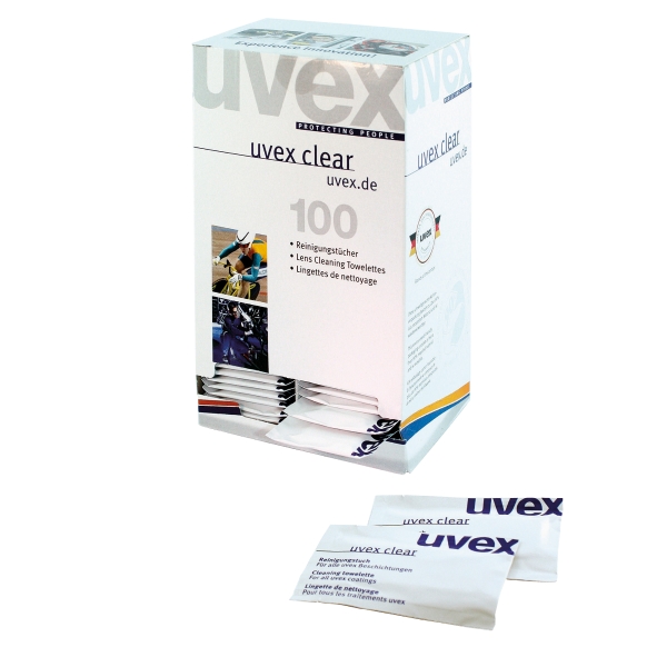 PK100 UVEX 9963 CLEANING TISSUE FOR LENS