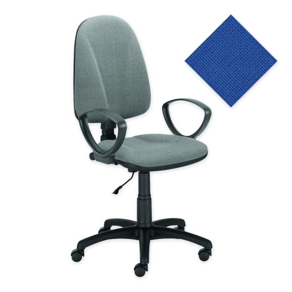 PREMIUM ERGO CHAIR FIXED ARM NAVY BLU