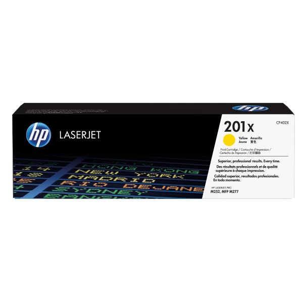 Toner HP 201X CF402X yellow