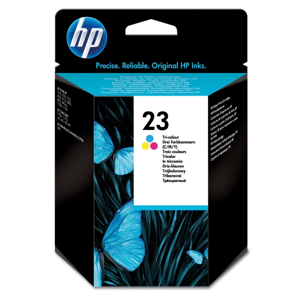 Hp C1823D/No.23 Original Inkjet Cartridge 30Ml - Colour