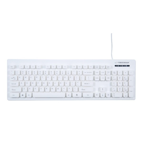 ESPERANZA EK130W SINGAPORE K/BOARD WHITE