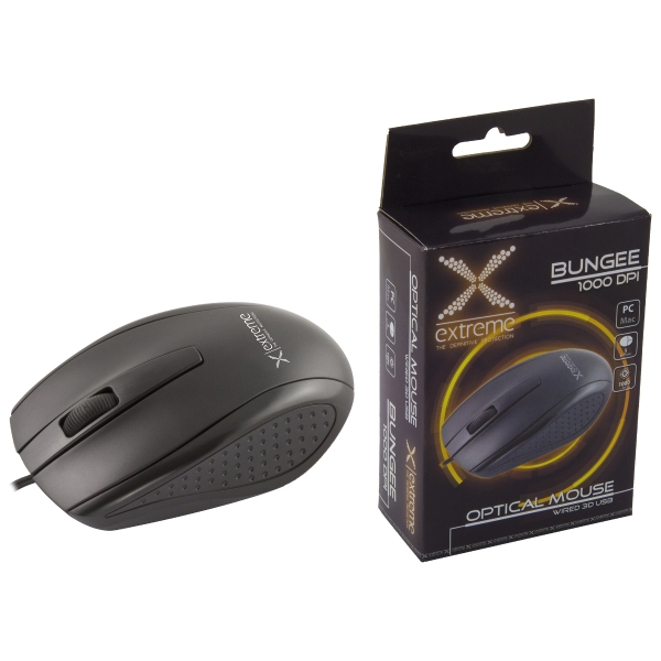 EXTREME XM110K BUNGEE MOUSE BLACK